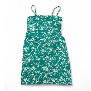 New York & Co - Green Sleeveless Spaghetti Strap Mini Sundress